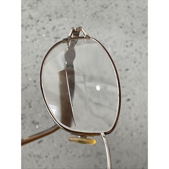 Joan Collins 9731 Gold Brown Eyeglasses FRAMES ONLY 52-16-135 oval full rim - Picture 16 of 16